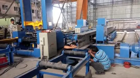 Máquina de endireitamento mecânico de flange de aço com viga H